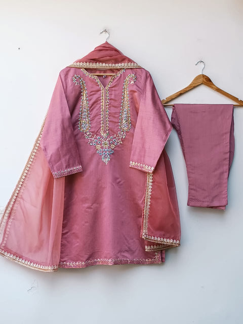 HIBISCUS 2 (KHADI) (TEA PINK)