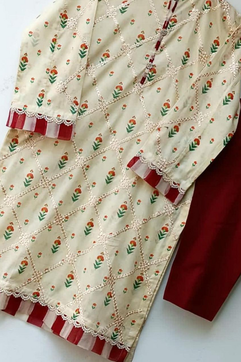 ISHAAL (CREAM) - Lubana Store