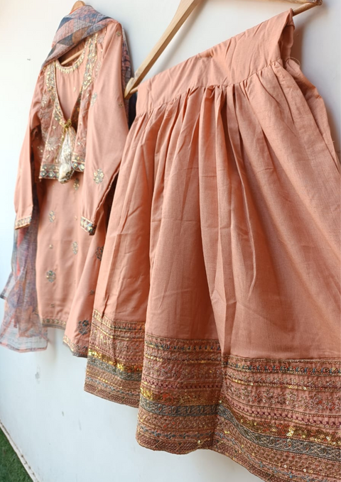 RUKHSAR (PEACH PINK)