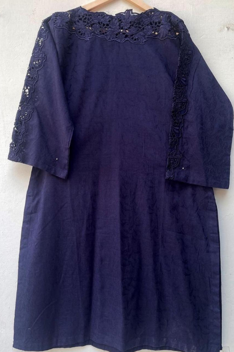 MAHA LAWN (NAVY) - Lubana Store