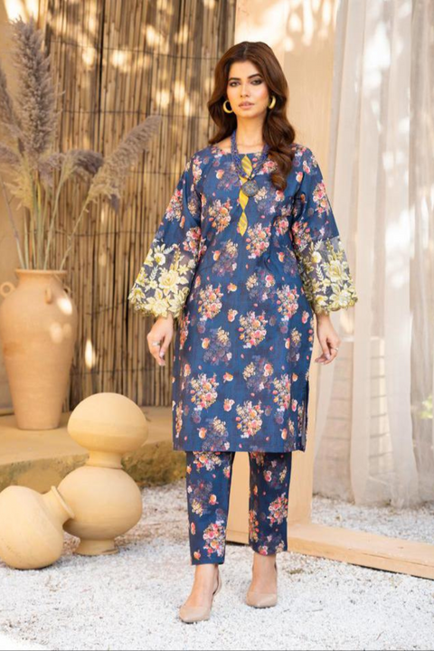 ROZANA CO ORDS (BLUE) - Lubana Store