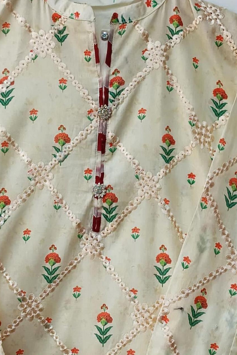 ISHAAL (CREAM) - Lubana Store