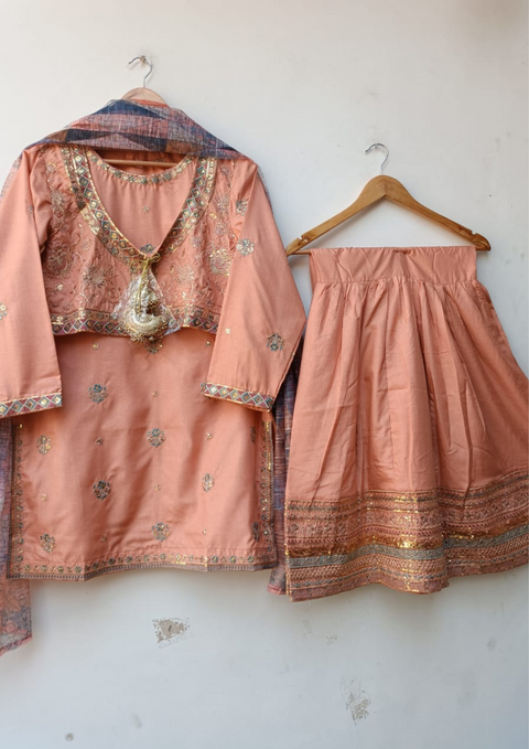 RUKHSAR (PEACH PINK)