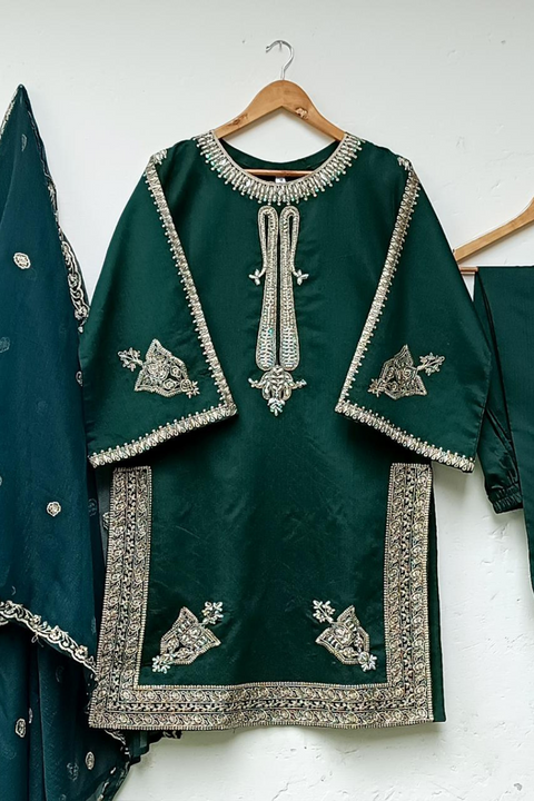 SALEHA (BOTTLE GREEN) - Lubana Store