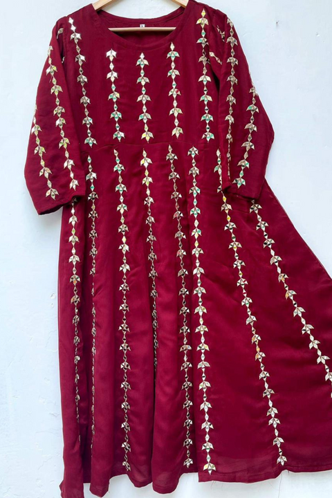 PAIYAL (MAROON) - Lubana Store