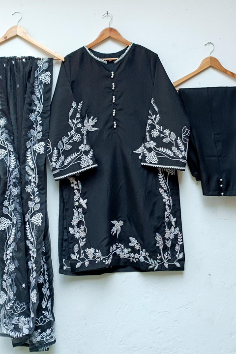 VICTORIA KHADI (BLACK) - Lubana Store