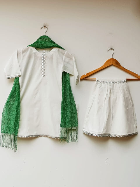 JASHN E AZADI  KIDS (WHITE)