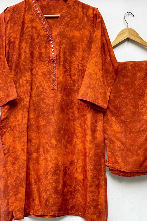 TIE AND DYE (ORANGE)
