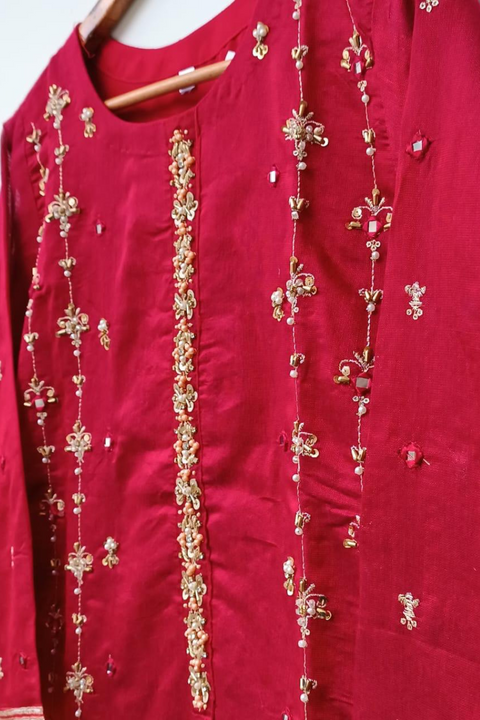 ZARNAB (RED) - Lubana Store