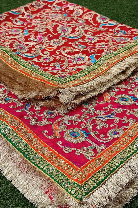 BRIDAL DUPATTA (S PINK) - Lubana Store