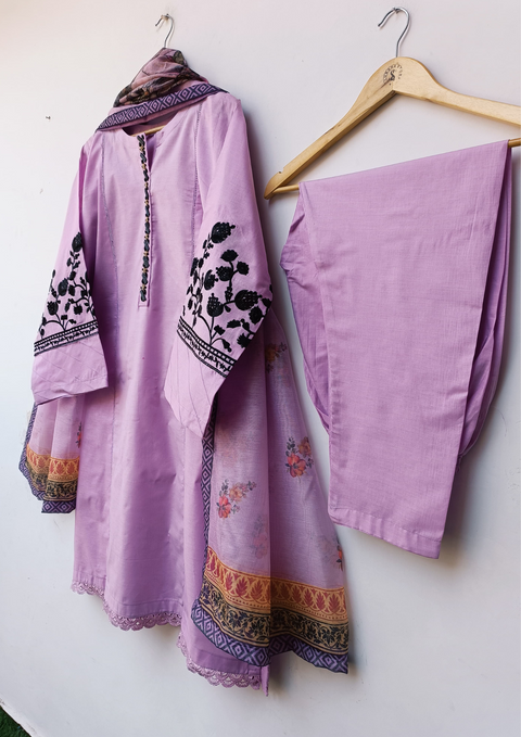 BEE TREE COTTON 3 (LILAC)