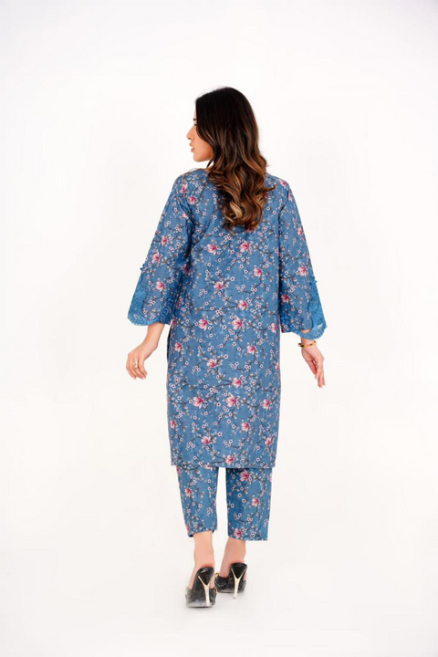 ROZANA CO ORDS (CADET BLUE) - Lubana Store