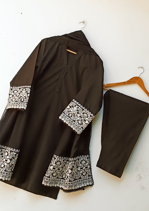 MASHMOOL COTTON (BLACK)
