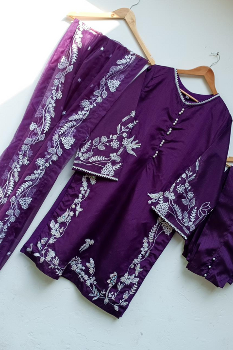 VICTORIA KHADI (PURPLE) - Lubana Store