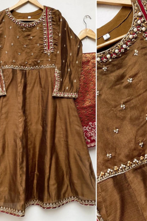 RANIYA ANGRUKHA (BROWN) - Lubana Store