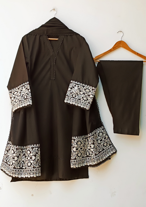 MASHMOOL COTTON (BLACK)