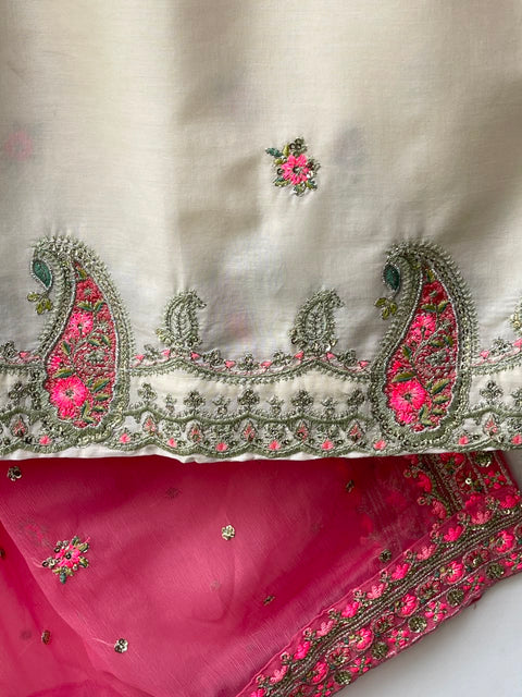 AZNA (BEIGE & CORAL PINK)
