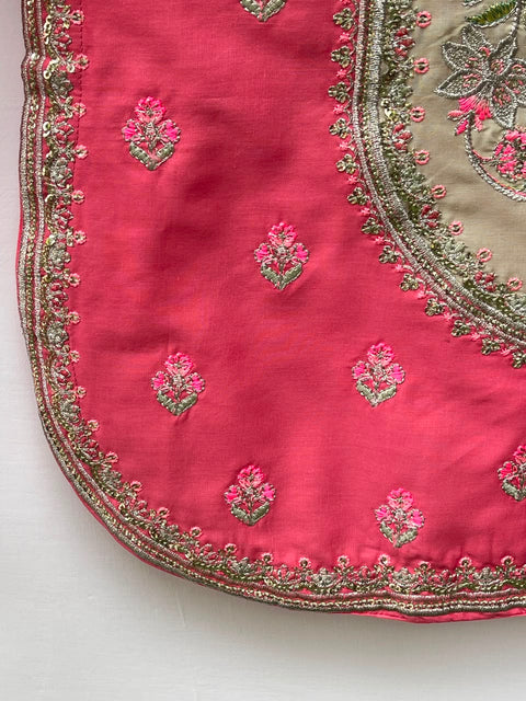 AZNA (BEIGE & CORAL PINK)