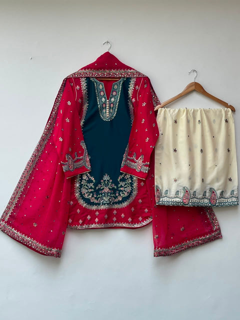 AZNA (TEAL & RED)