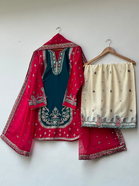 AZNA (TEAL & RED)