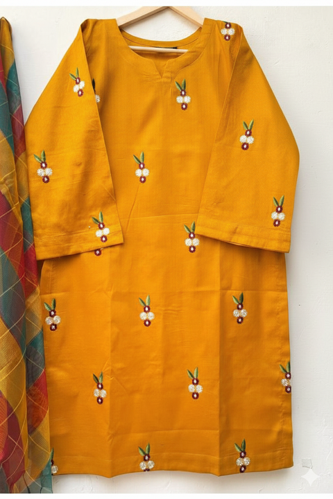AREENA SHIRT (MUSTARD)