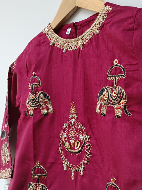 BAALI KIDS (MAROON)