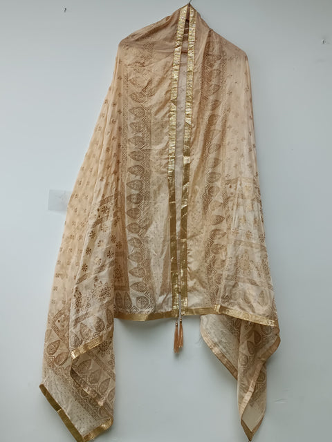 BLOCK PRINT DUPATTA (SKIN)