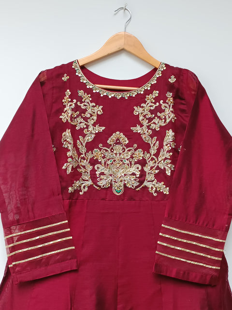 BUNCH FROCK (MAROON)