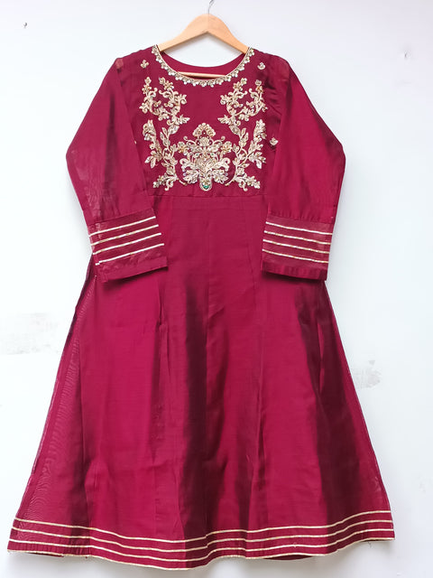 BUNCH FROCK (MAROON)
