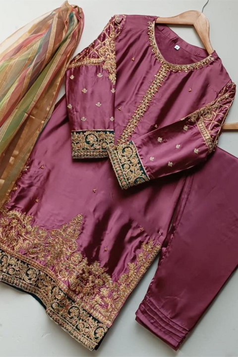 DORI SILK (MAUVE) - Lubana Store
