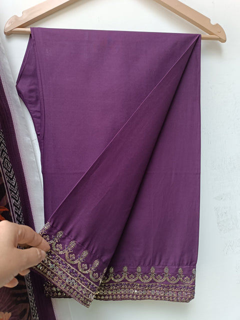 CHAHAT COTTON (PURPLE)