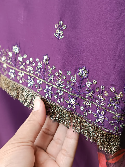 CHAHAT COTTON (PURPLE)