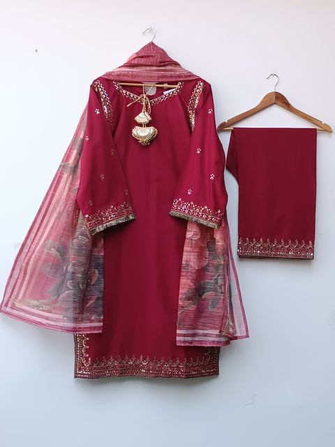 CHAHAT COTTON (RED)