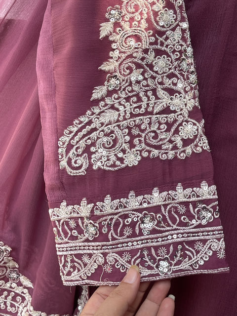 CHUNARI (MAUVE)