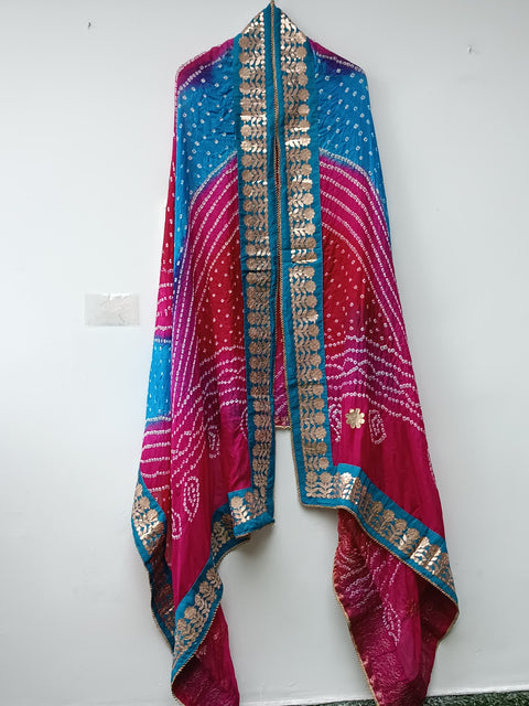 CHUNRI GOTA PASTING (S PINK & FEROZI)
