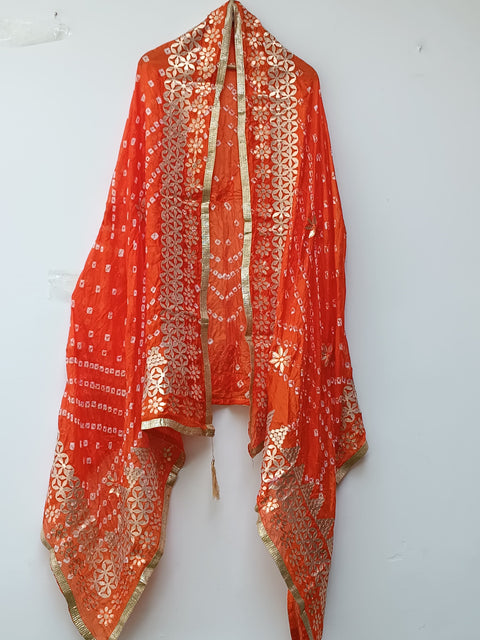 CHUNRI GOTA PASTING (ORANGE)