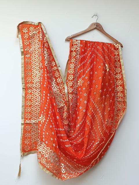 CHUNRI GOTA PASTING (ORANGE)