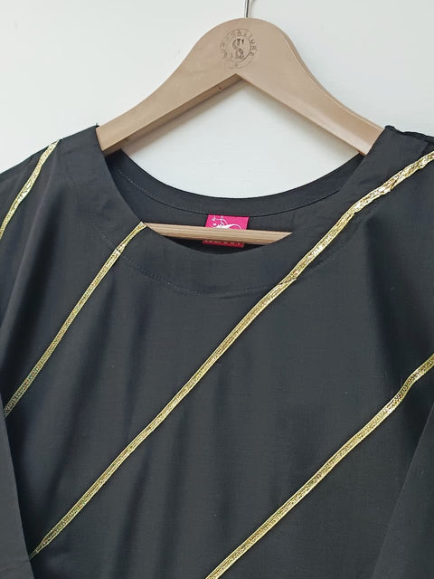 GOLD LINE 2 (BLACK)
