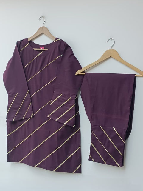 GOLD LINE 2 (PLUM)