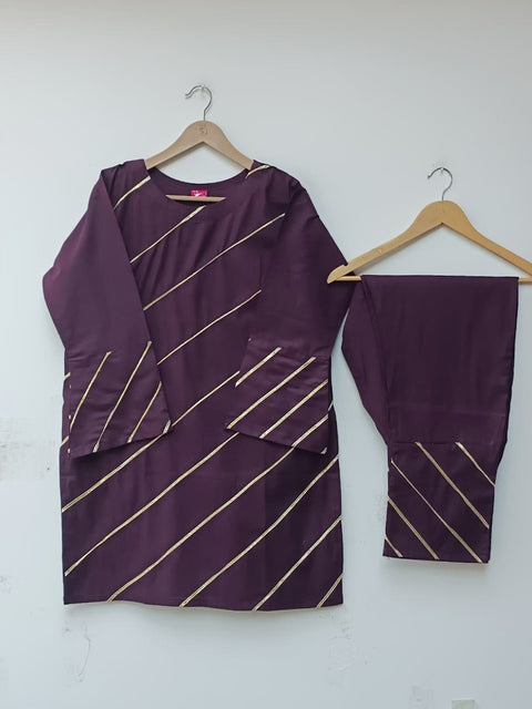 GOLD LINE 2 (PLUM)
