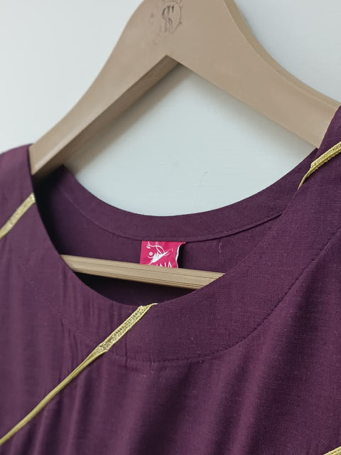 GOLD LINE 2 (PLUM)
