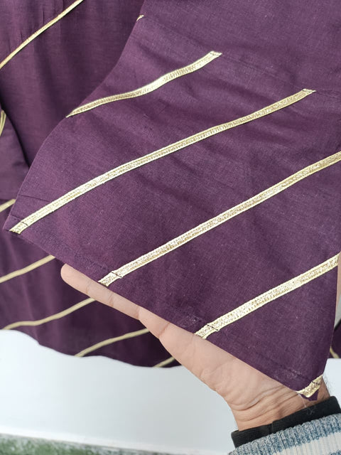 GOLD LINE 2 (PLUM)