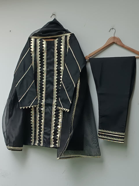 GOLD ZIGZAG (BLACK)