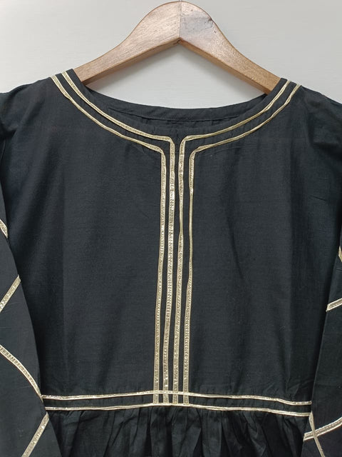 GOTA DRESS FROCK 2 (BLACK)