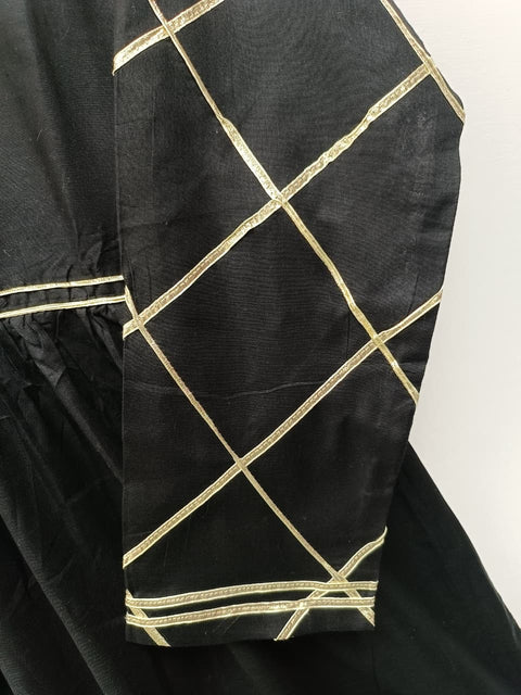 GOTA DRESS FROCK 2 (BLACK)