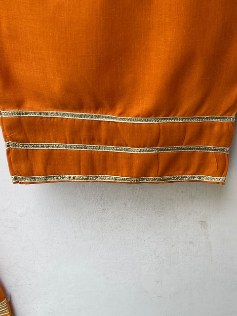 GOTA DRESS FROCK 2 (MUSTARD)