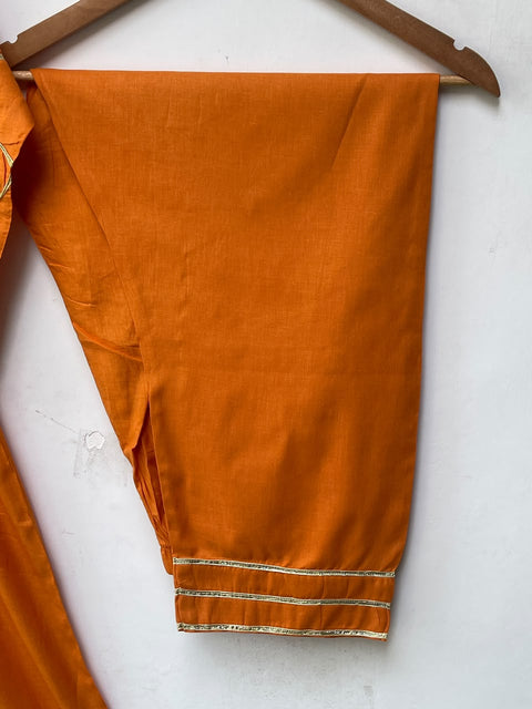 GOTA DRESS FROCK 2 (MUSTARD)