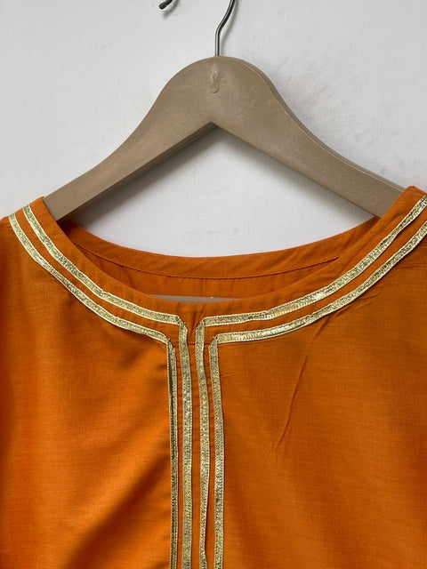 GOTA DRESS FROCK 2 (MUSTARD)