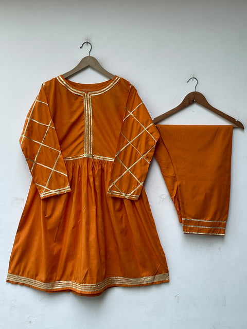 GOTA DRESS FROCK 2 (MUSTARD)