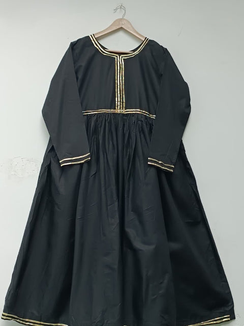 GOTA DRESS FROCK (BLACK)